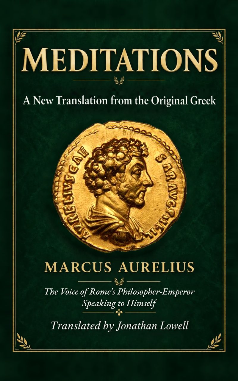 Cover of Meditations, translated from the Greek by Jonathan Lowell.